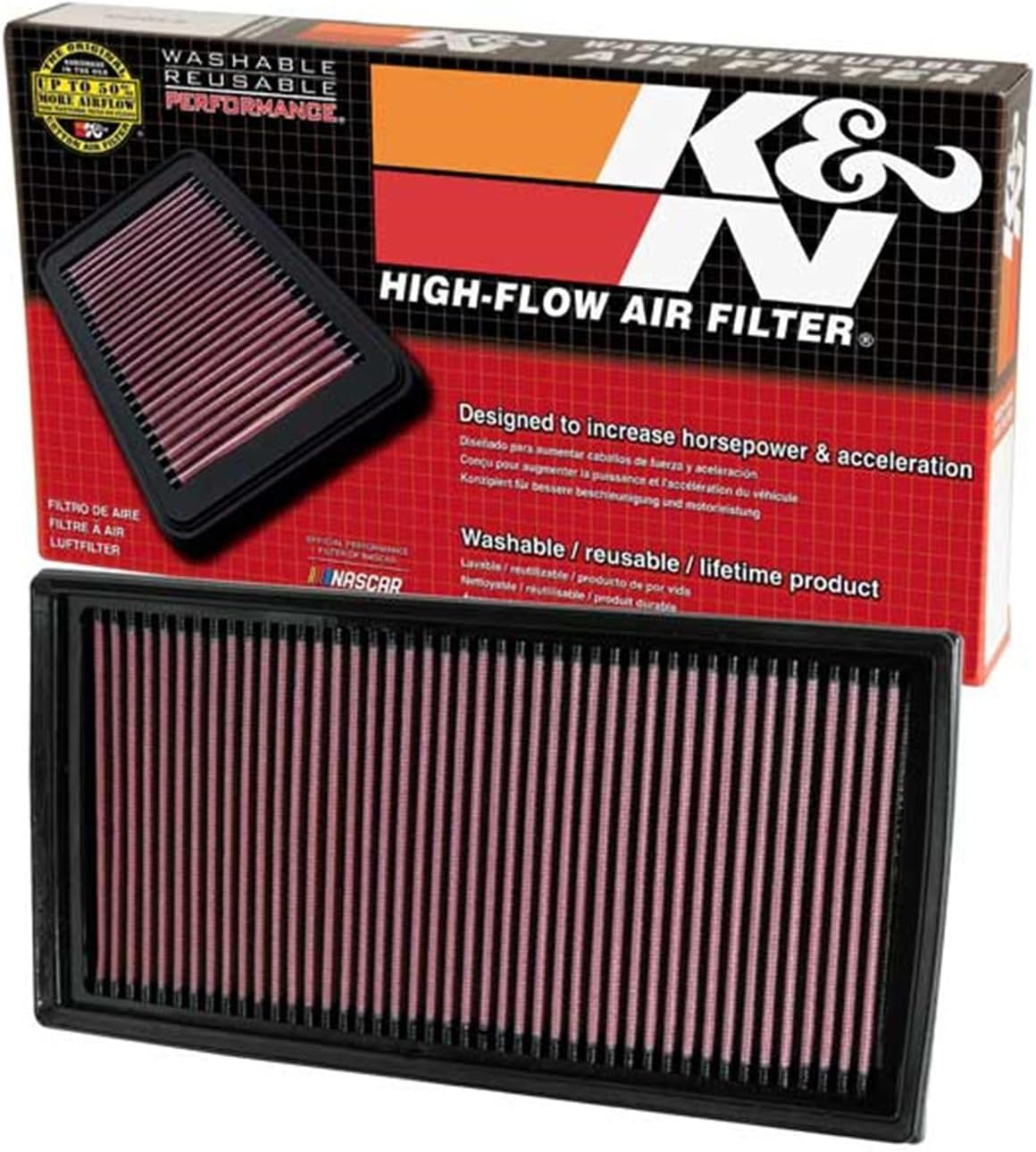 K&N Drop-in Air Filters for M156 V8 NA - C63 AMG E63 CLS63 CL63 S63