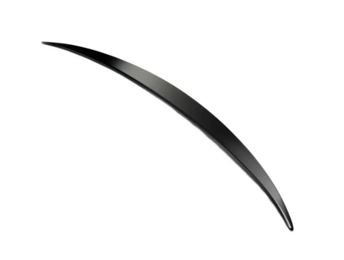AutoTecknic low-kick trunk spoiler installed on Mercedes-Benz W213 E-Class rear trunk lid