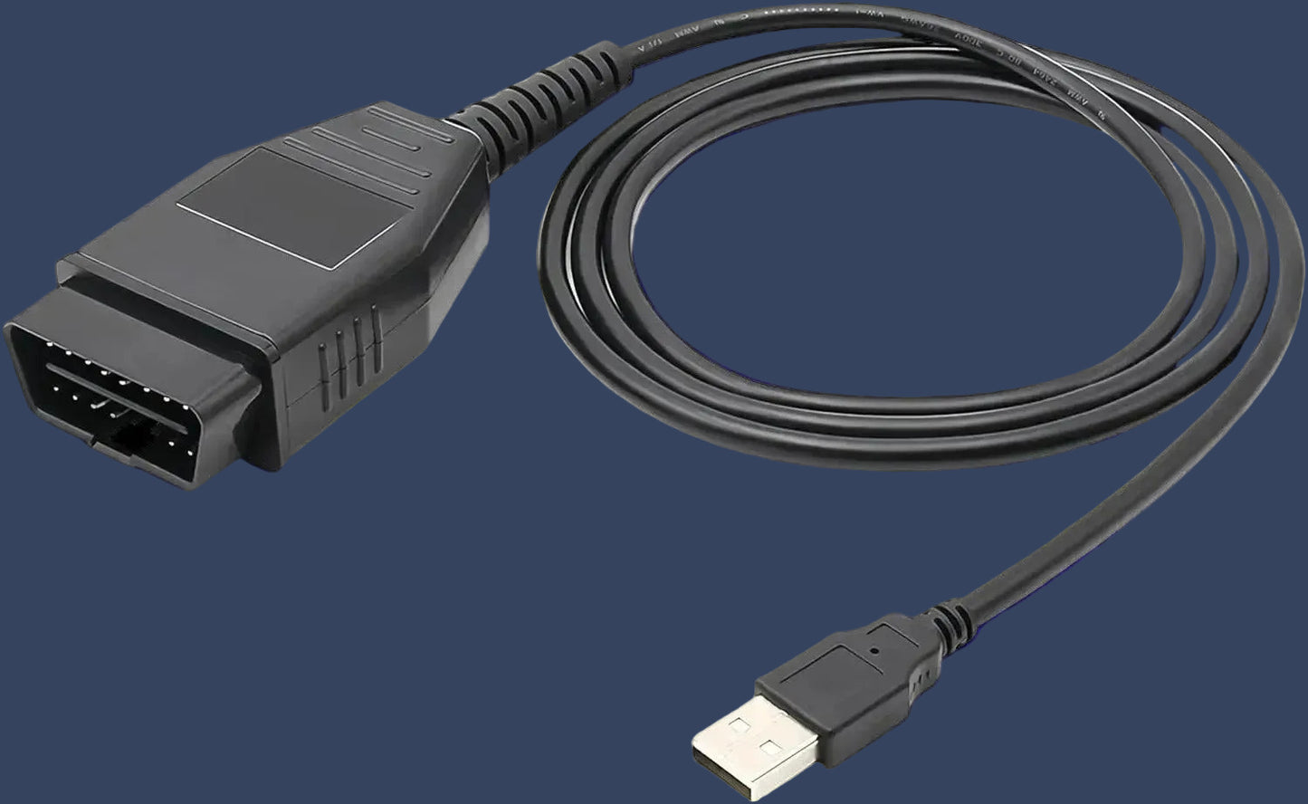 OBD2 ECU flashing cable and handheld programmer shipped with BenzUnited custom ECU tunes