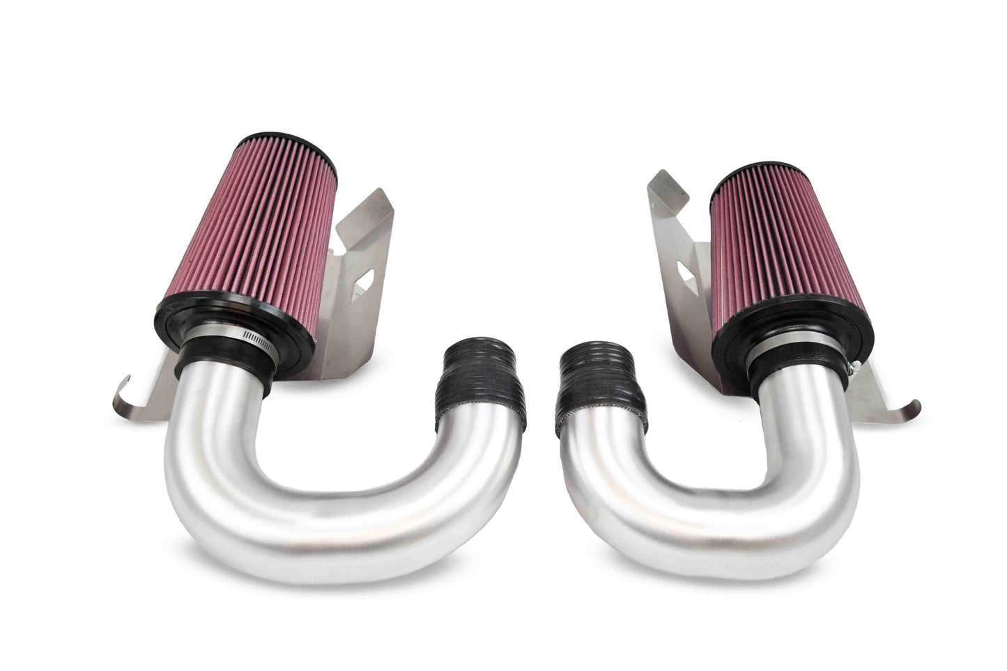 Aluminum Intake Pipes with Reusable Filters and Mounting Brackets