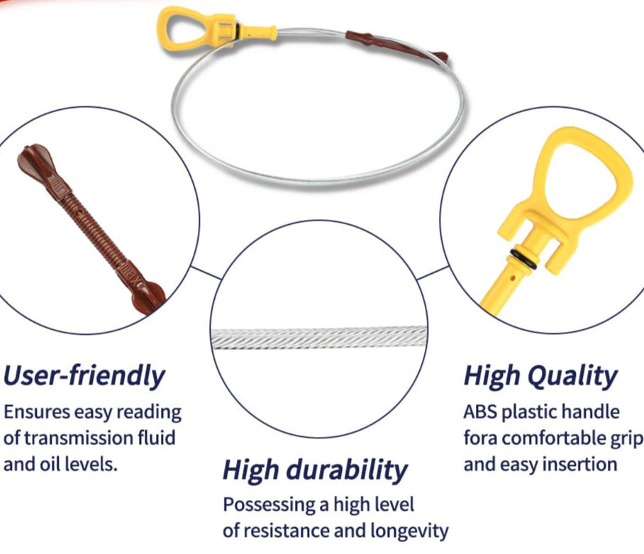 Engine oil dipstick benefits overview—corrosion-resistant, durable, and low maintenance