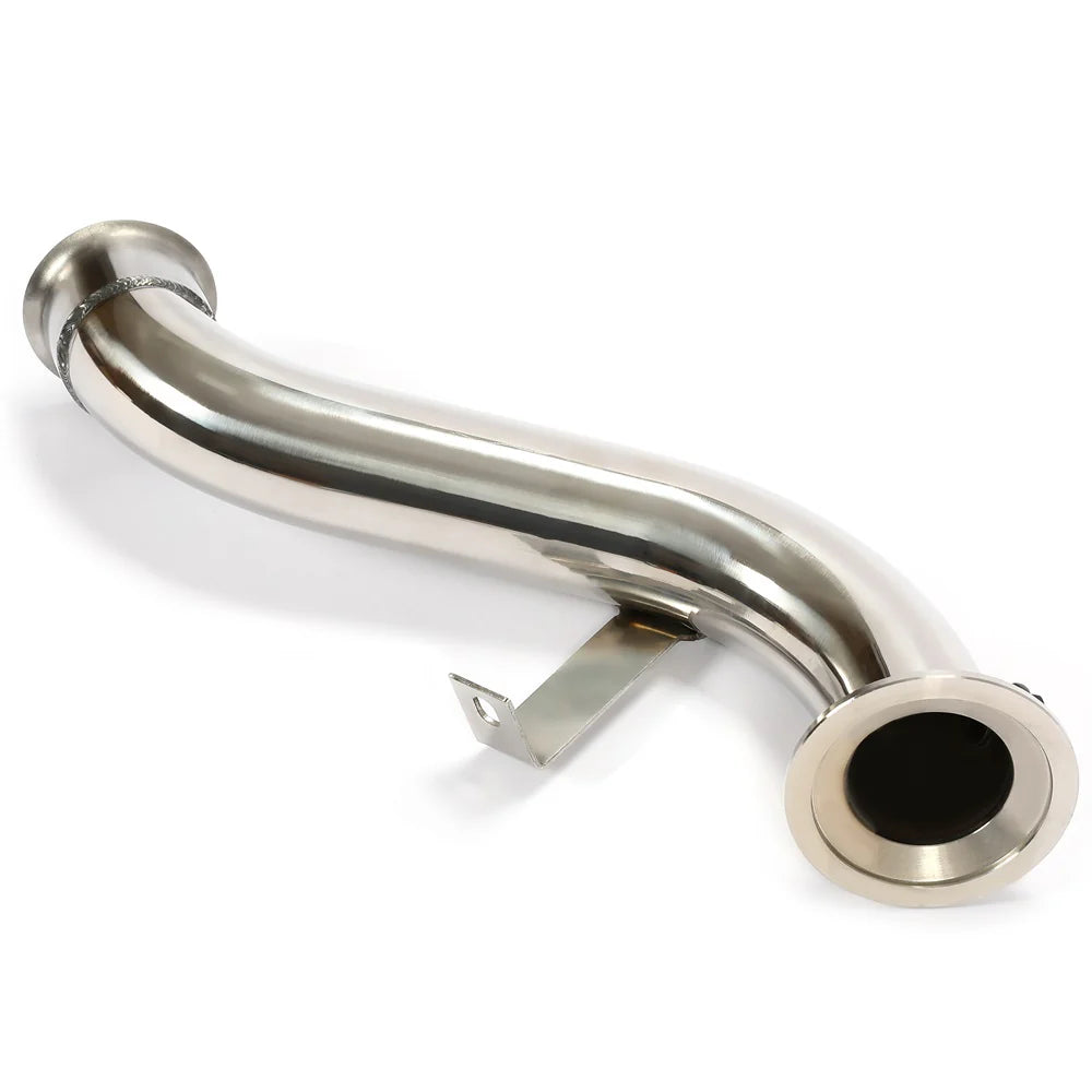 GLC300 M274 stainless steel catless downpipe – improves turbo response and exhaust tone