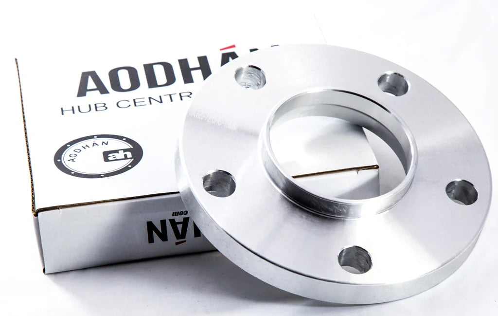 15mm Hub Centric Spacer with Shoulder – 66.6mm Bore – Anodized Silver