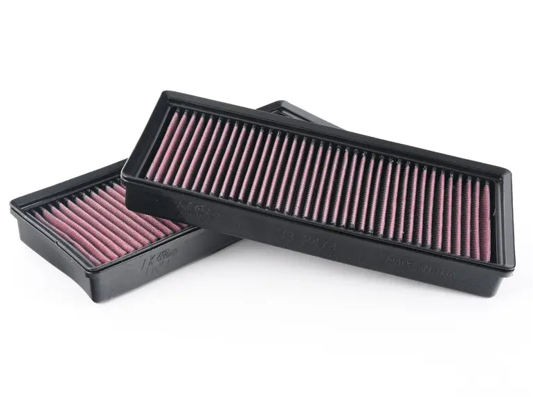 K&N 33-2474 Performance Air Filters Pair for Mercedes M278 4.7L V8 – E550 CLS550 S550 GL550 – Drop-in high flow replacement filters