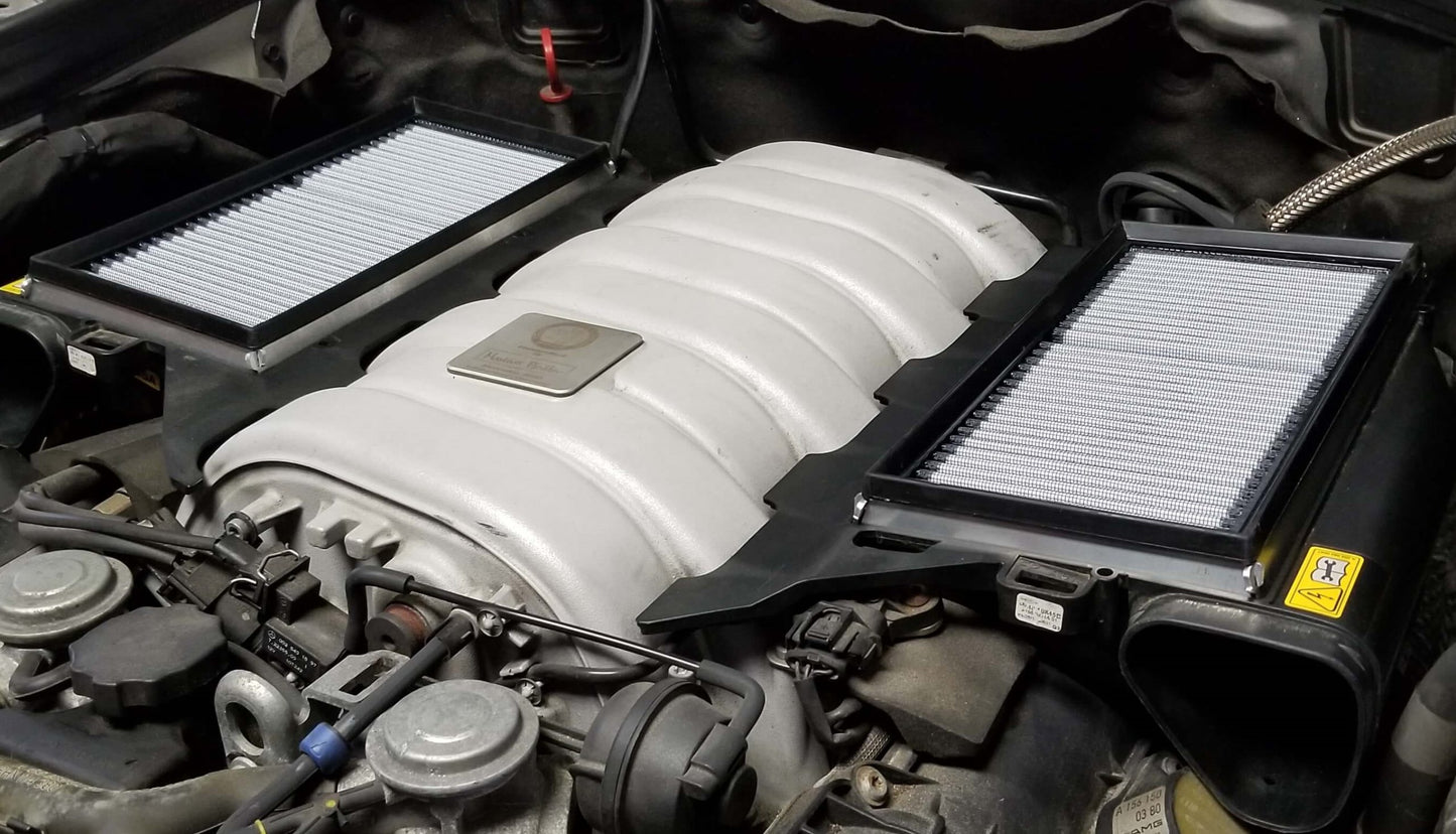 M156 Intake Spacer Kit enhancing airbox in Mercedes AMG engine