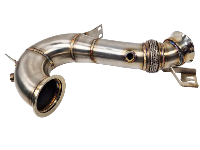 High-flow stainless steel M256 downpipe for Mercedes-AMG GT53, GLE53, CLS53