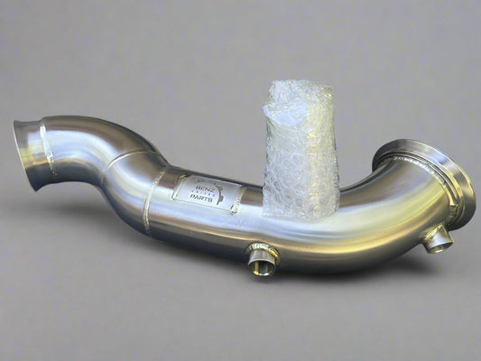 2015–2023 Mercedes C300 M274 2.0L catless downpipe – high-flow stainless performance exhaust upgrade