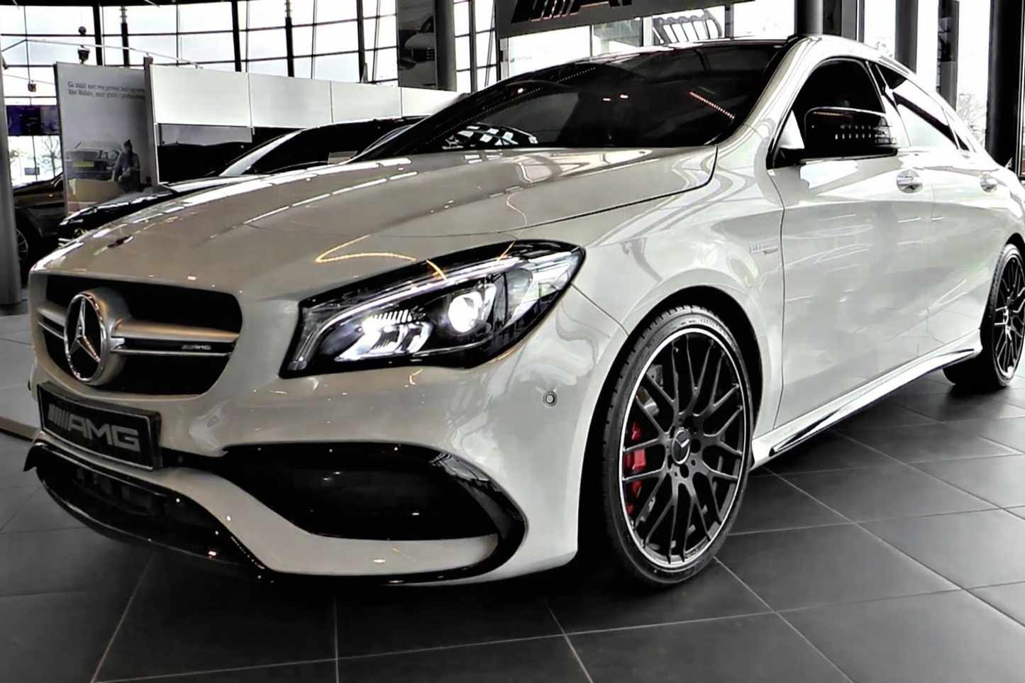 Mercedes CLA45 AMG M133 with ECU tuning for improved turbo response, torque, and performance