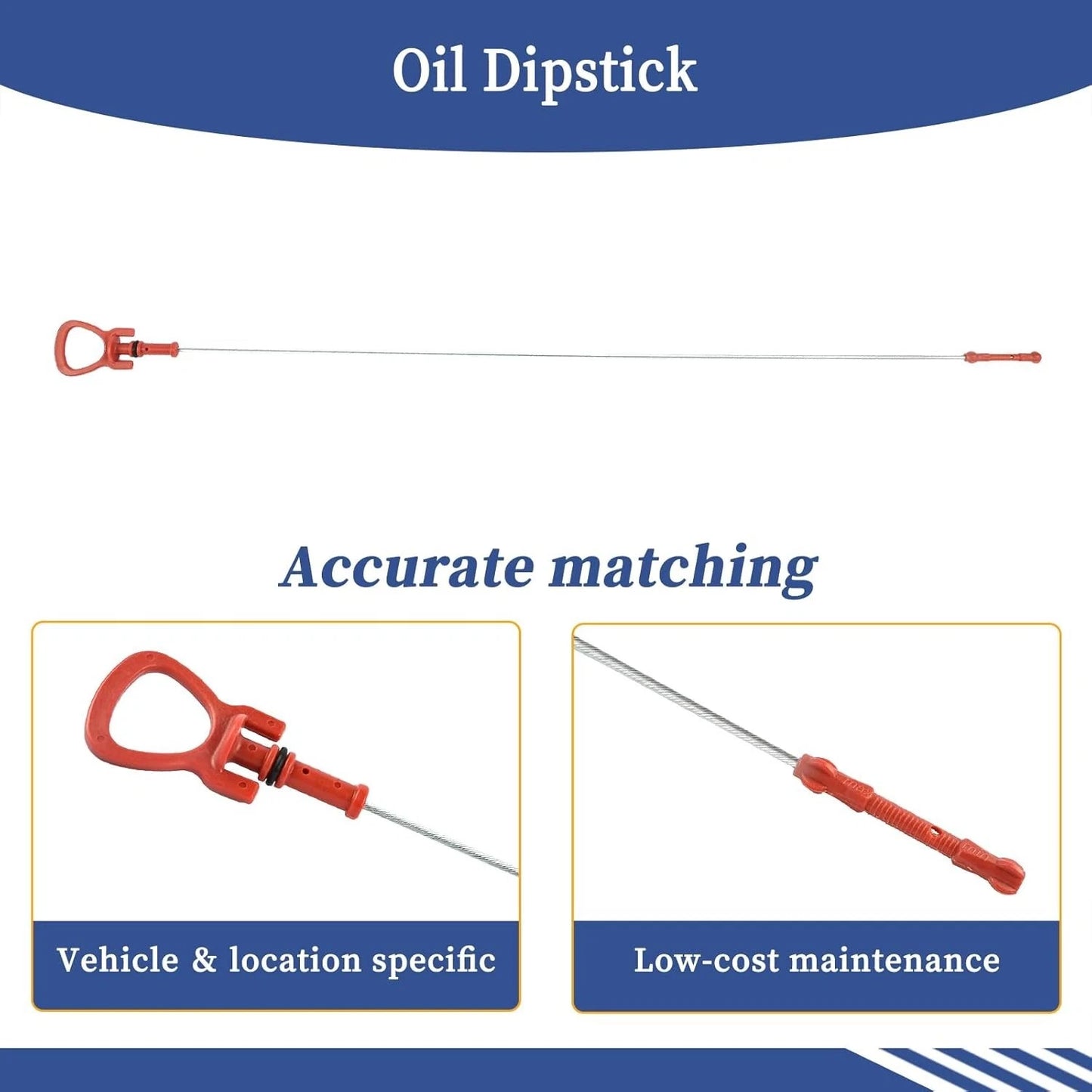 Oil Dipstick for Mercedes-Benz Accurate Matching and Handle Detail
