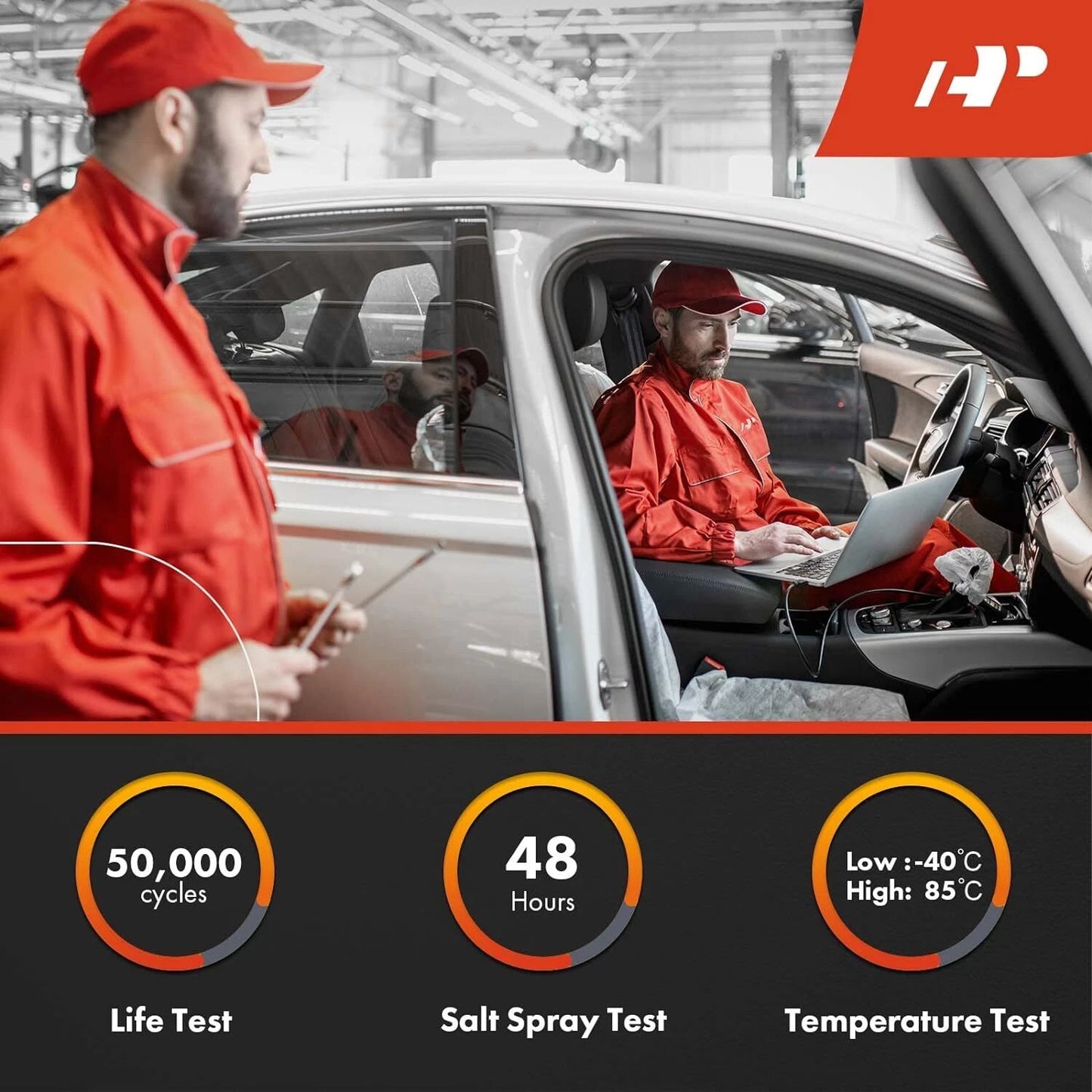 Window switch tested for 50,000 cycles, salt spray, and temperature range