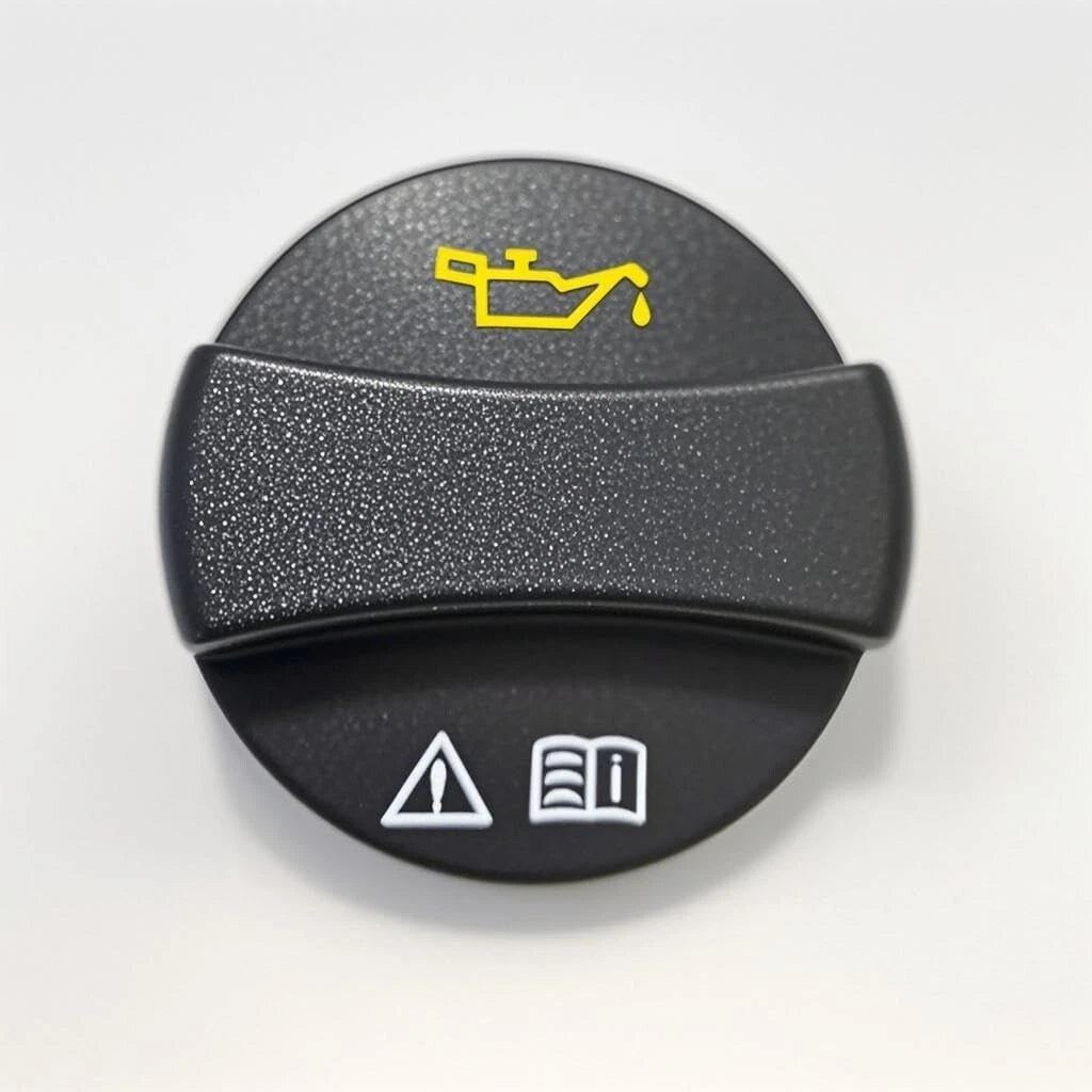 Front view of Mercedes-Benz engine oil filler cap – part 0000100301