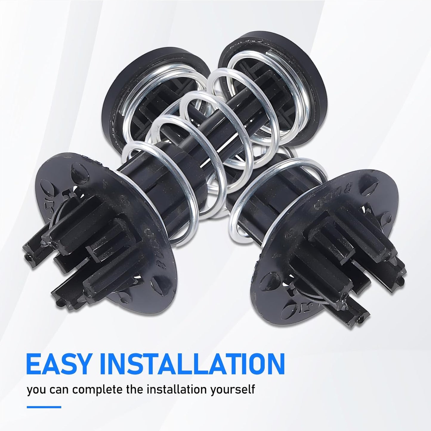 Hood latch springs with easy installation design for Mercedes C E GLK class