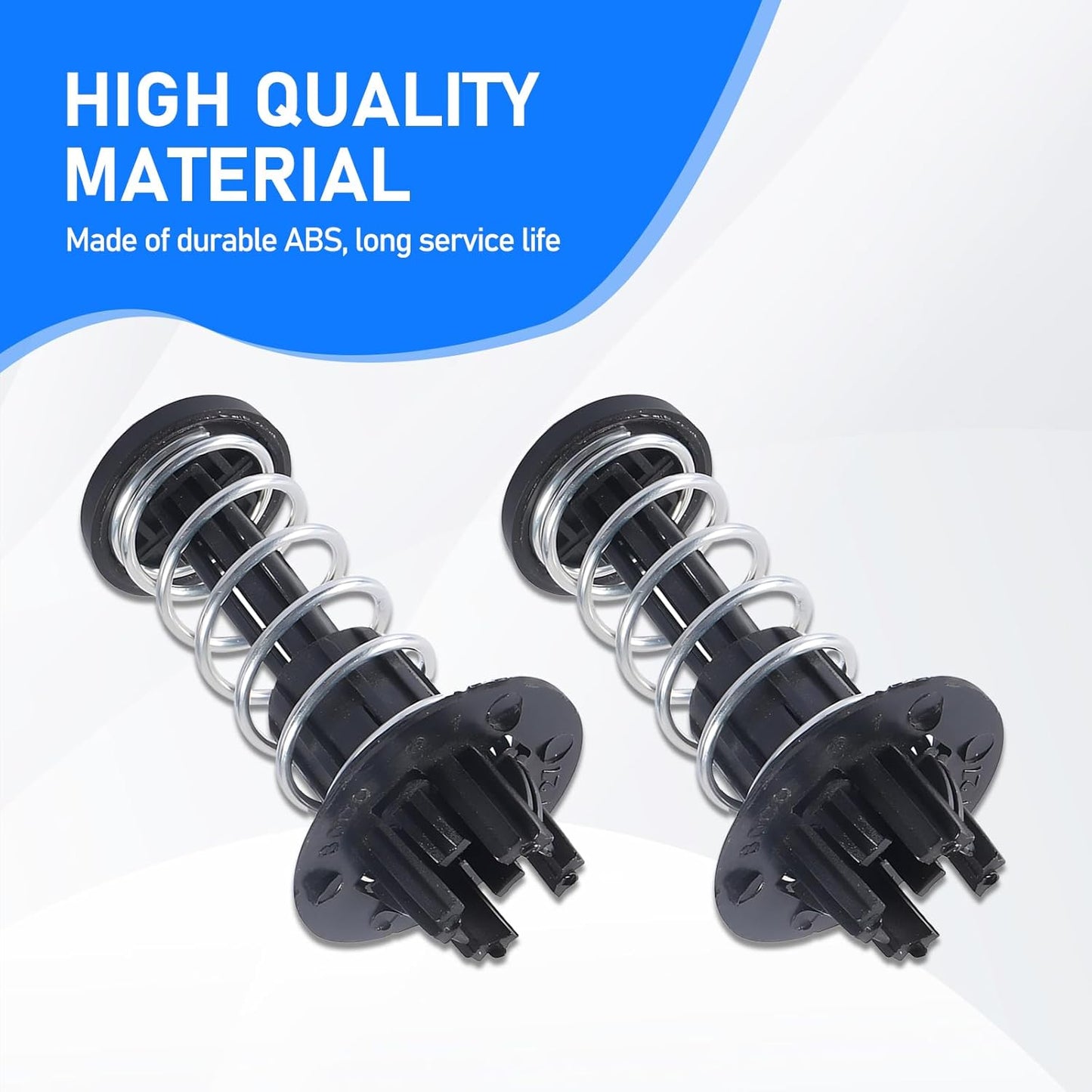 OEM-style hood catch springs for Mercedes-Benz made from durable ABS and steel