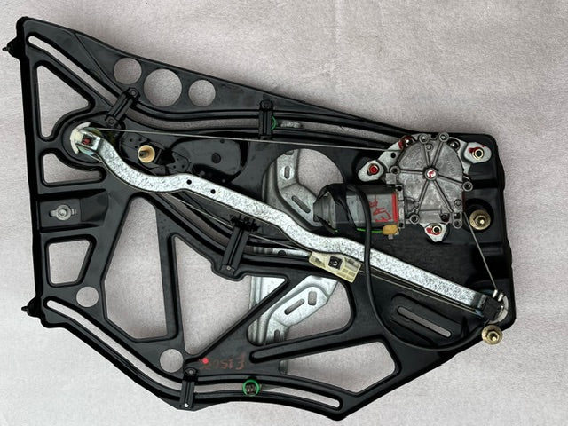 W208 CLK quarter window regulator horizontal view, driver side