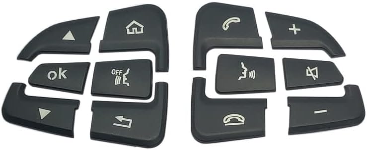 Steering Wheel Button Overlay Fix for Mercedes (Affordable Alternative to Replacement)