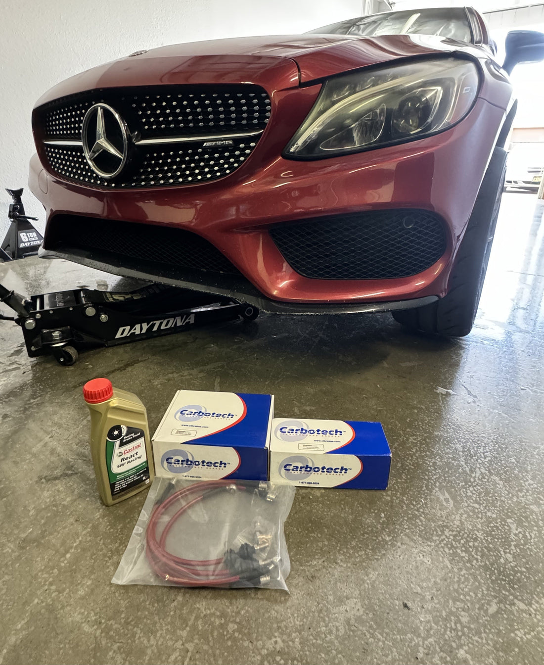 Upgraded Brakes, Fluid, Lines, and Tires to Boost Your Mercedes' Performance