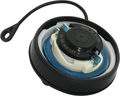 Underside of the gas cap for a 2015-2018 Mercedes CLS400 or SLC300, showing the seal and part number A 221 470 06 05