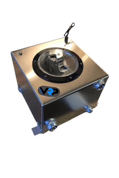 3.5 Liter Trunk Tank Closeup with Rule 2000 Pump for Mercedes-AMG M112 M157 M275 Performance Cooling