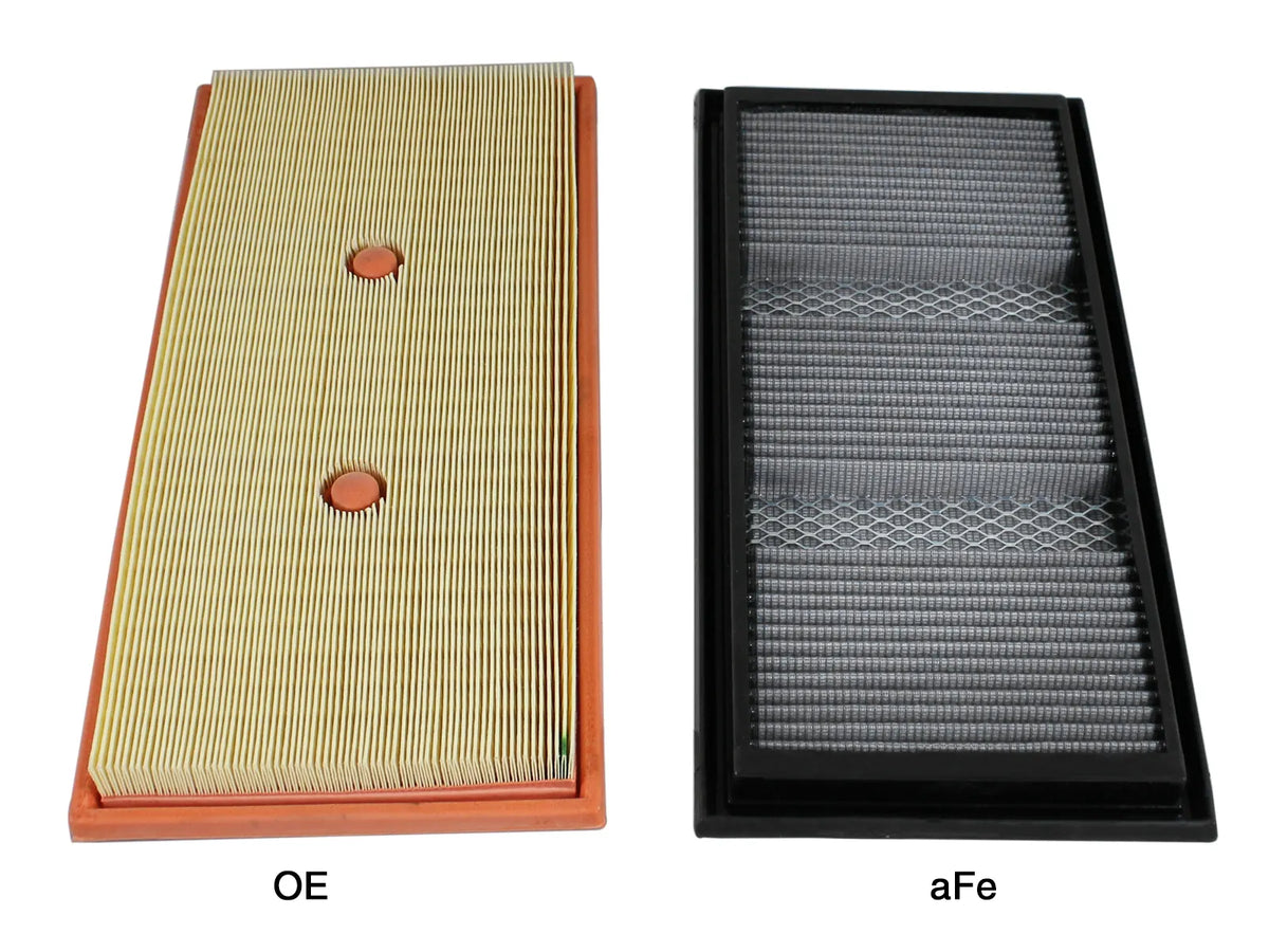 aFe Pro DRY S 31-10250 High-Flow Air Filter – Mercedes M276 3.5L V6 | C300, C350, E350, ML350 (Single Filter)