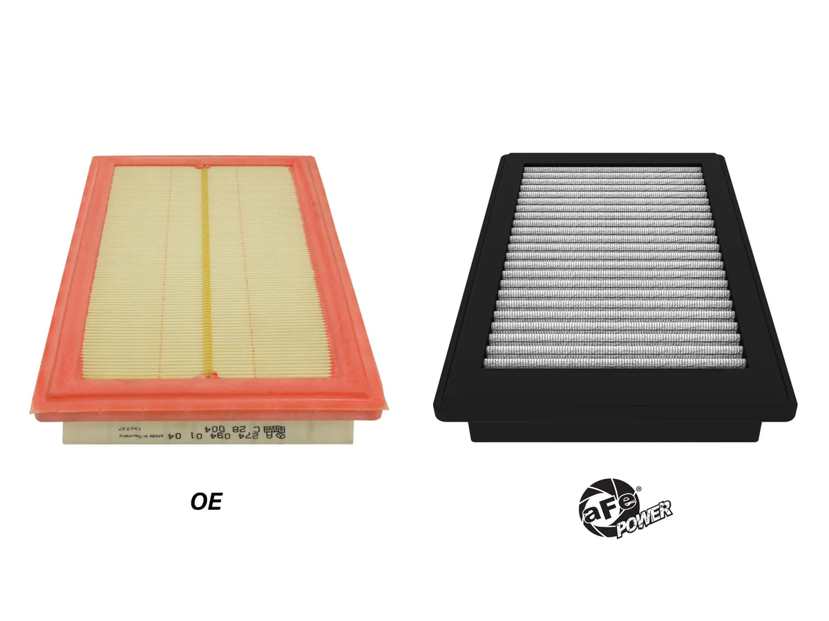 aFe Pro DRY S 31-10333 High-Flow Air Filter – Mercedes M274 2.0L Turbo | C300, C350e, E300, GLC300, GLC350e, SLC300, SLK300 (Single Filter)