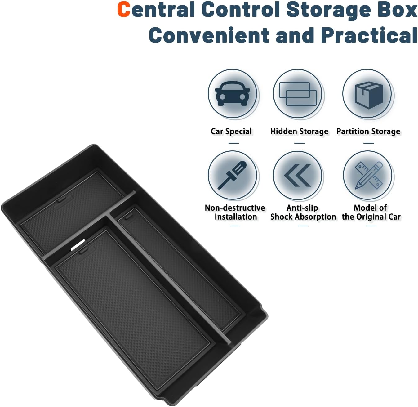 Mercedes G-Class W463 W464 Center Console Organizer Tray for G550 G580 G63 AMG 2019-2026