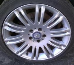 07-09 Mercedes E350 E550 OEM 18" Front Wheel 2114015302 Rim Silver 65432 18x8.5