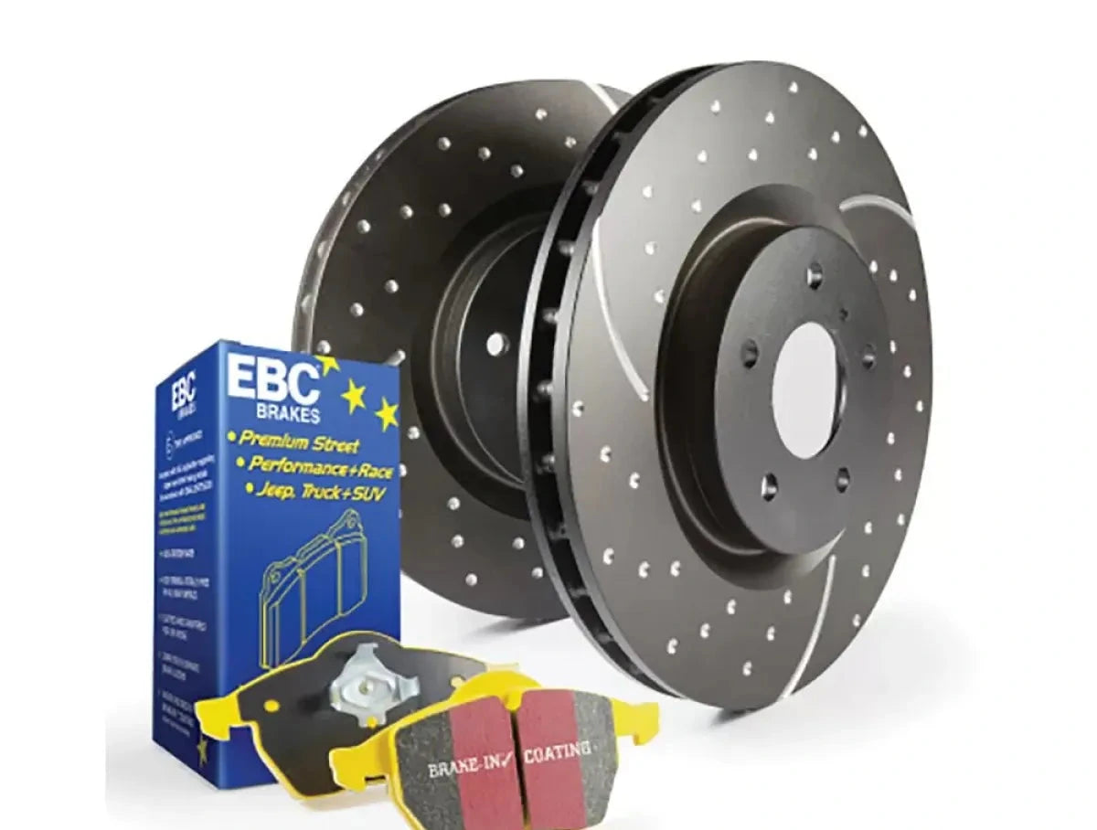 EBC Yellowstuff Front Brake Pad & Rotor Kit for Mercedes NA 55 AMG (C55, CLK55, E55, SLK55)