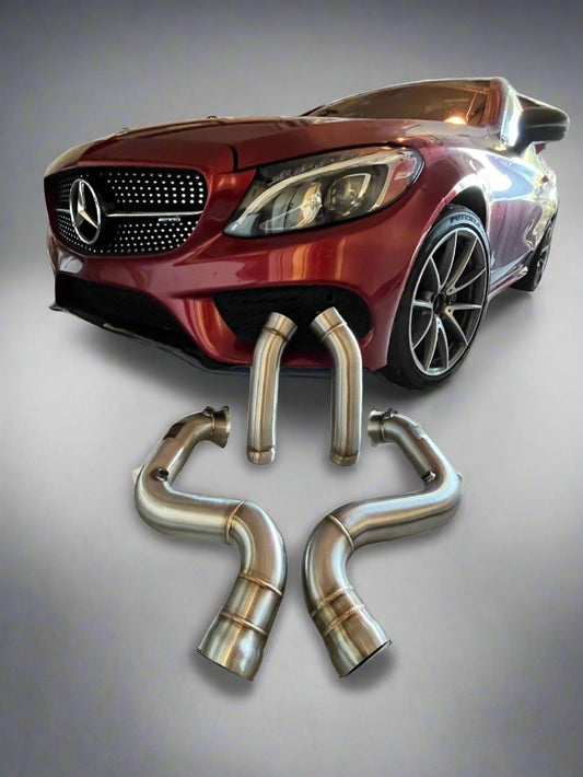 2015-2020 Mercedes-Benz C63 AMG C63S M177 W205 EXHAUST DOWNPIPES