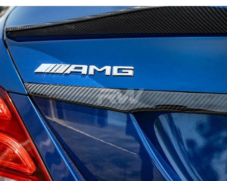 RW Carbon Fiber Trunk Trim – Mercedes-Benz W205 C-Class C43 & C63 AMG Sedan (2015–2021)