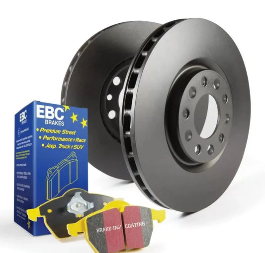 EBC Brakes Rear Yellowstuff Pad & Rotor Kit for Mercedes C55 AMG, CLK55 AMG & SLK55 AMG
