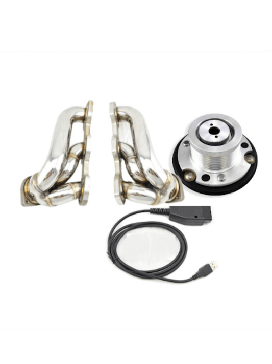 420 Power Package M112K – Clutched Pulley + Headers + Tune for C32 SLK32 AMG