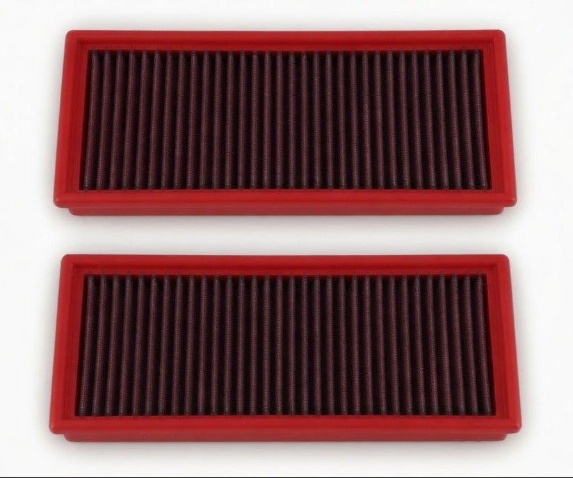 BMC Panel Air Filter Set for Mercedes M113 V8 – E500, CLK55, S500, CL500. High-flow drop-in replacement filters (2-pack)