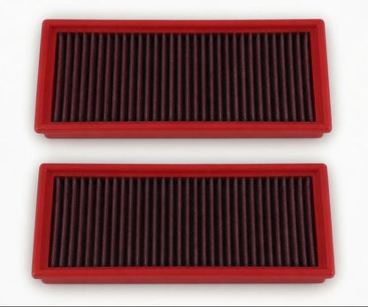 BMC Panel Air Filter Set for Mercedes M113 V8 – E500, CLK55, S500, CL500. High-flow drop-in replacement filters (2-pack)