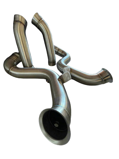 Stainless steel downpipes for Mercedes AMG C63 C63S W205 M177
