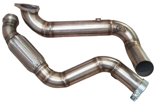 Mercedes CLA250 GLA250 catless downpipes 2014-2019 stainless steel M270