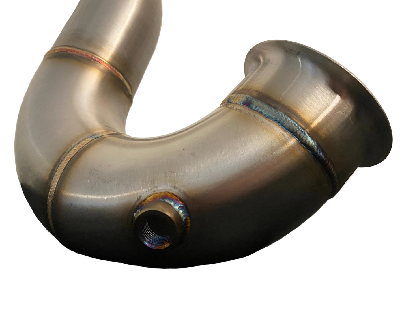 Mercedes CLA45 AMG GLA45 AMG M133 catless downpipe main curved section with flange