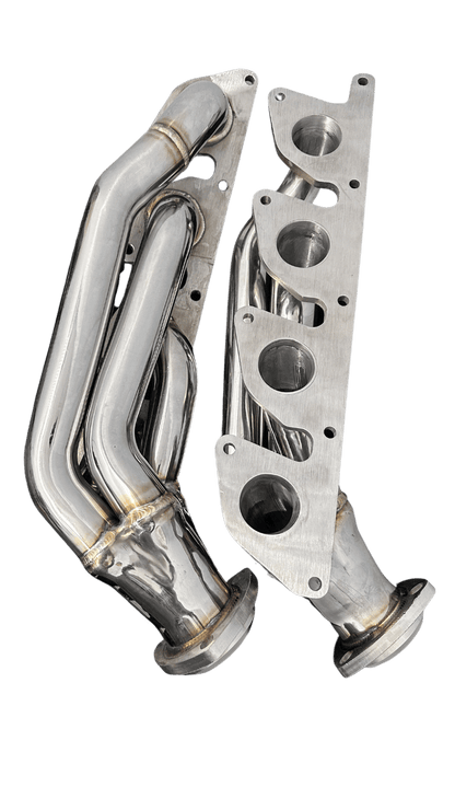 Stainless steel performance headers for Mercedes-Benz CLK550 and E550 M273 V8 engines