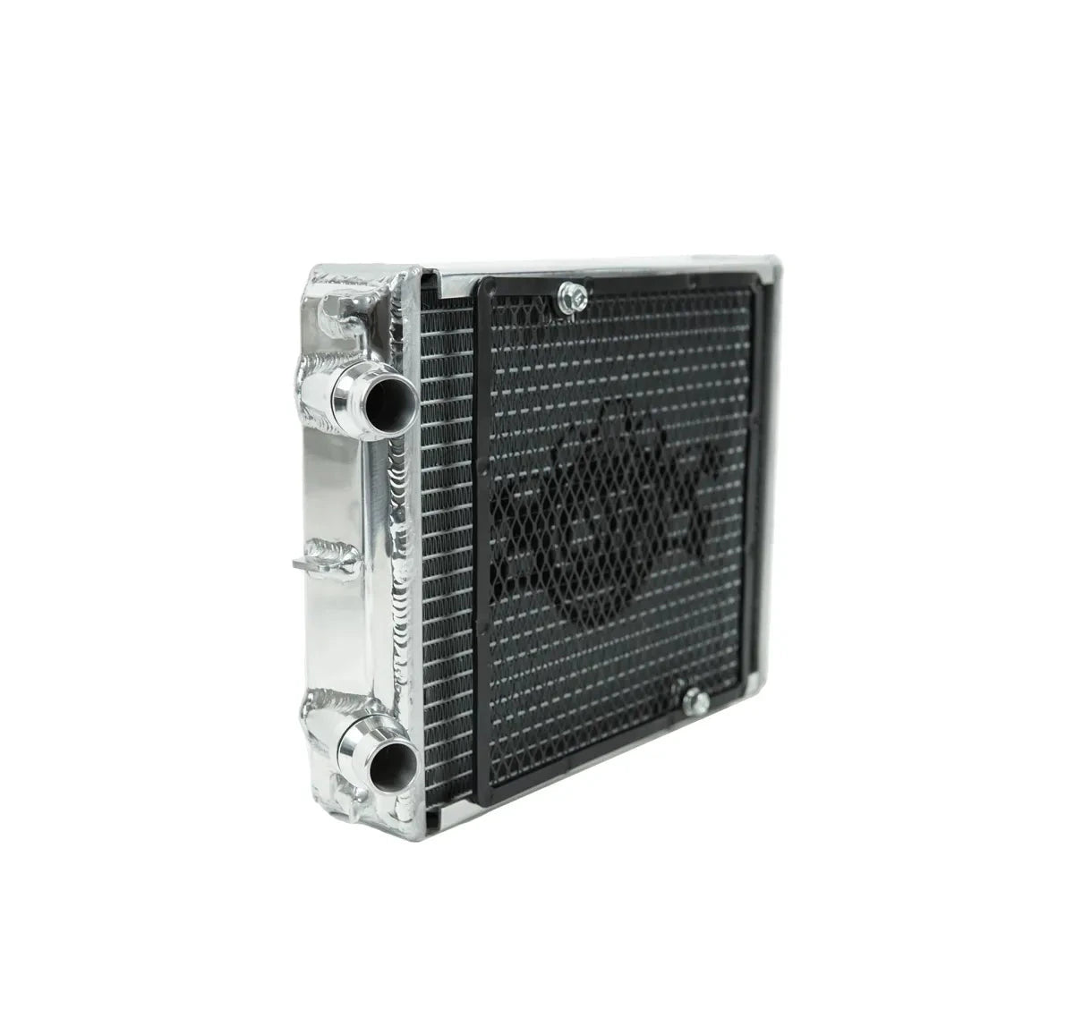 Side profile of CSF 8187 all-aluminum auxiliary radiator for AMG GT cooling system