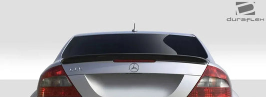 Duraflex Black Series style trunk spoiler installed on 2003–2009 Mercedes-Benz CLK W209 coupe