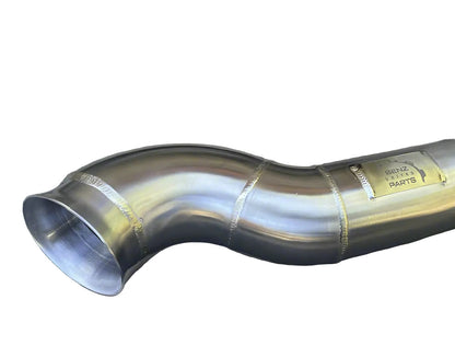 W205 C300 and W213 E300 catless downpipe – internal design for maximum flow and faster turbo spool
