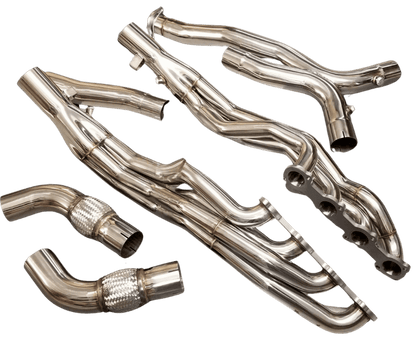 E500 AMG and CLS500 AMG M113 long tube headers with midpipes – full performance exhaust kit