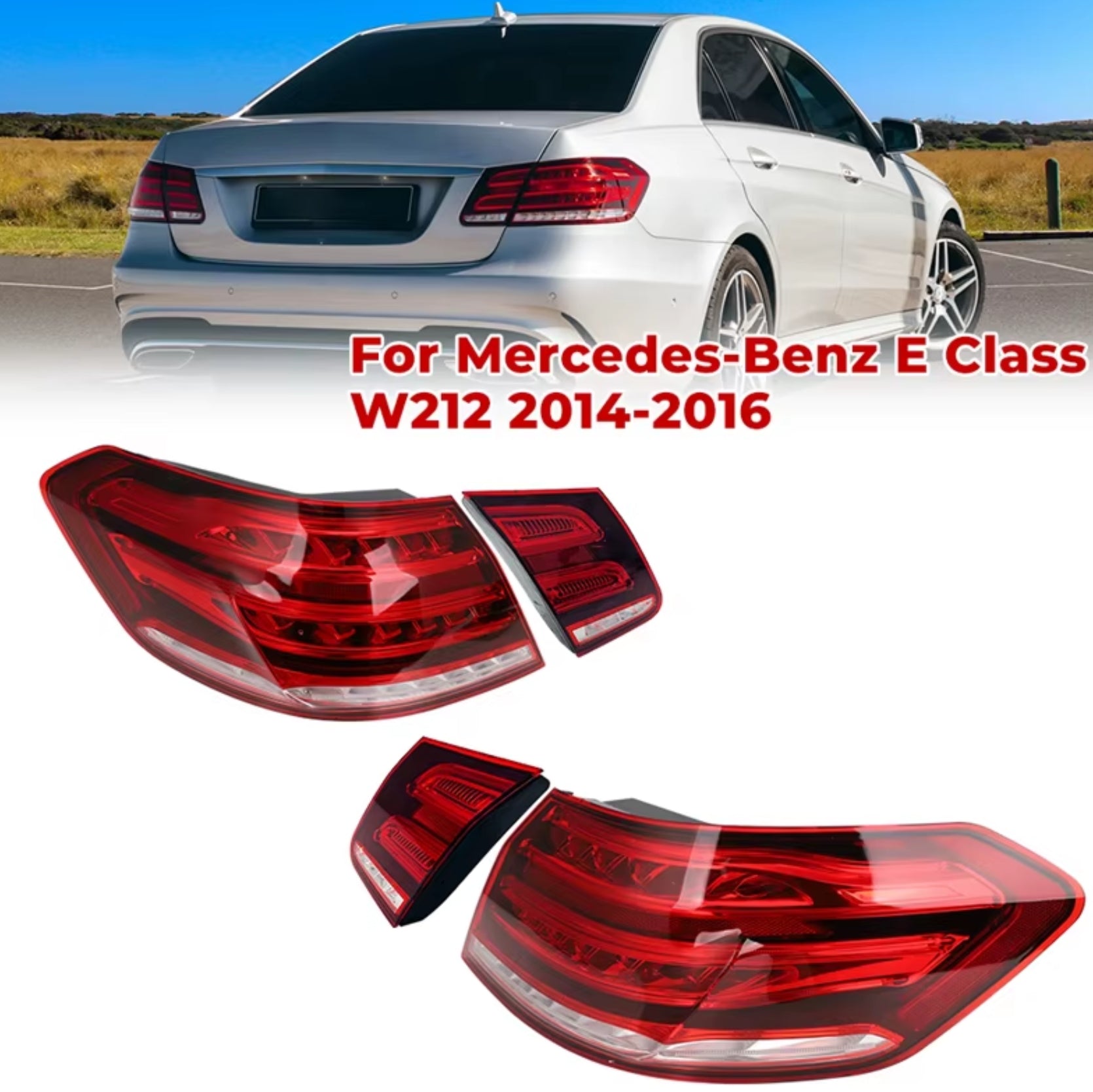 OEM Mercedes E63 AMG Tail Light Set W212 2014–2016 Sedan – BenzUnited Parts