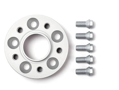 H&R DRA Series 25mm bolt-on wheel spacer with included mounting hardware for Mercedes
