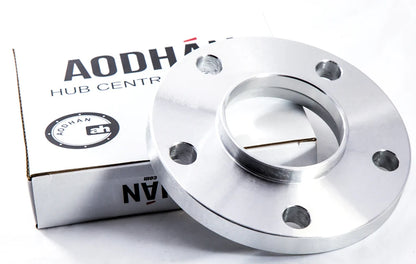 15mm Hub Centric Spacer with Shoulder – 66.6mm Bore – Anodized Silver