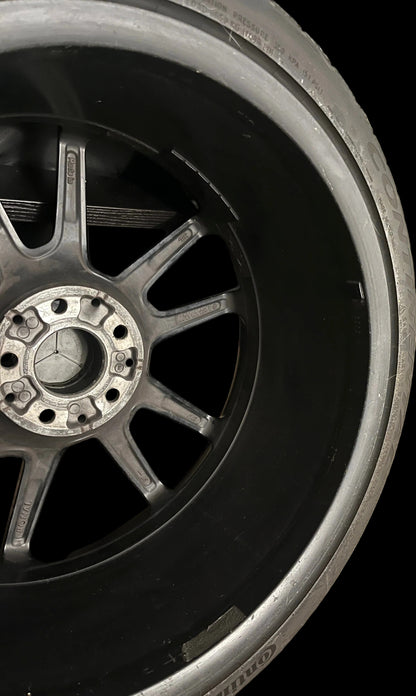 2015-2021 Mercedes C43 AMG C450 C300 Rear OEM Wheel 19x8.5