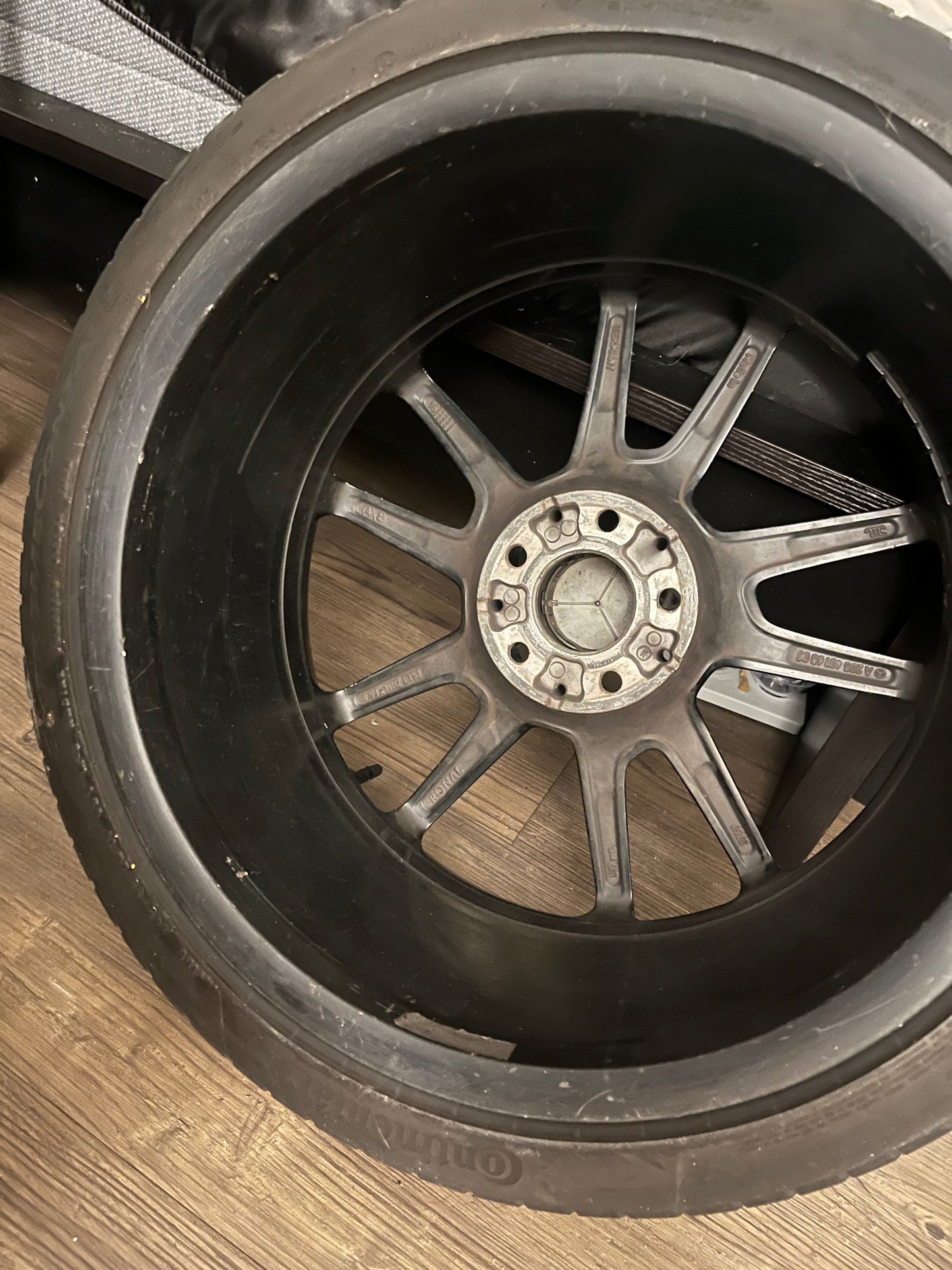 2015-2021 Mercedes C43 AMG C450 C300 Rear OEM Wheel 19x8.5