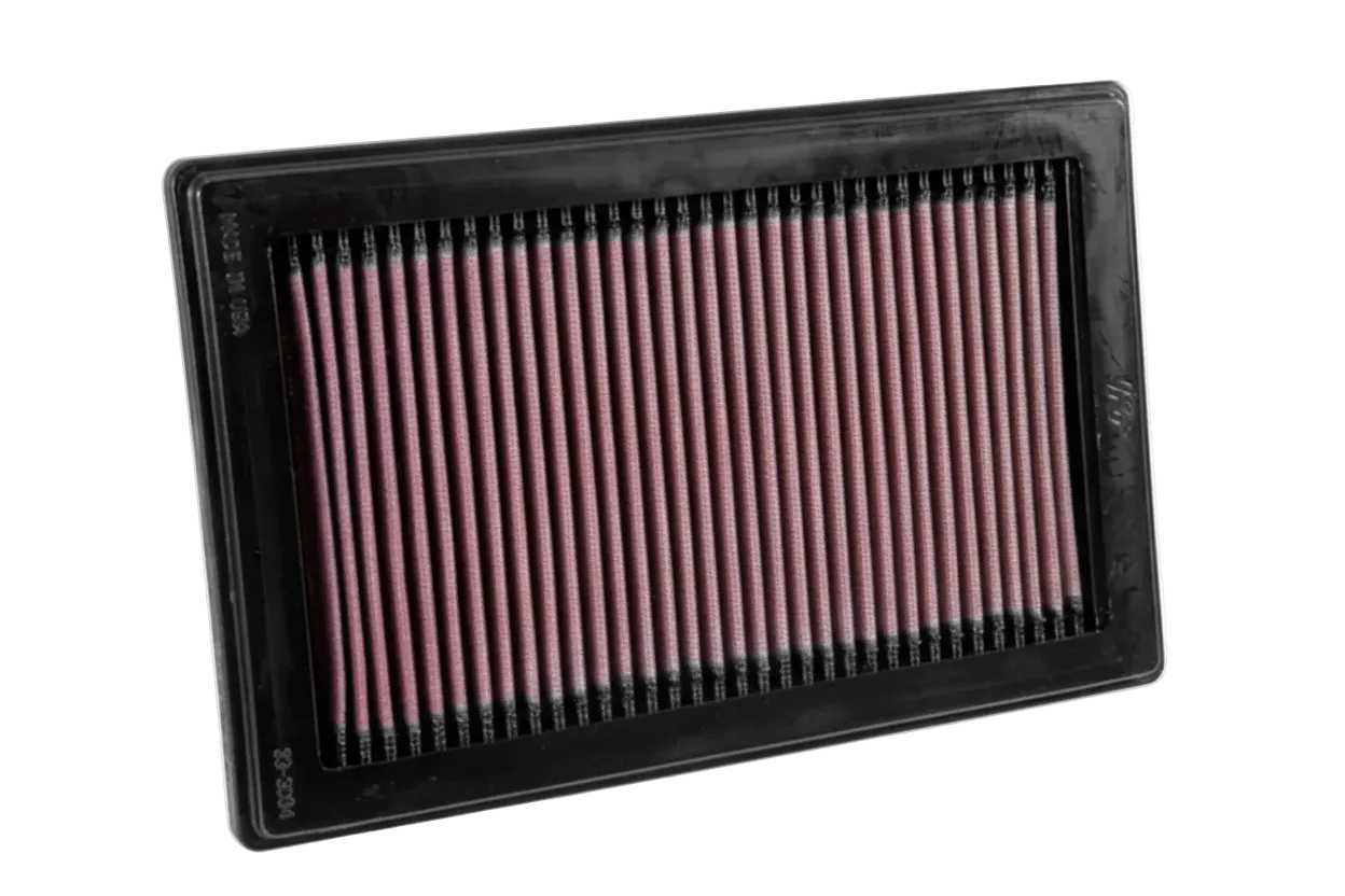 K&N high-flow air filter for M274 engine in Mercedes C300, E300, GLC300