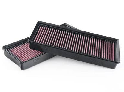 K&N 33-2474 Performance Air Filters Pair for Mercedes M278 4.7L V8 – E550 CLS550 S550 GL550 – Drop-in high flow replacement filters