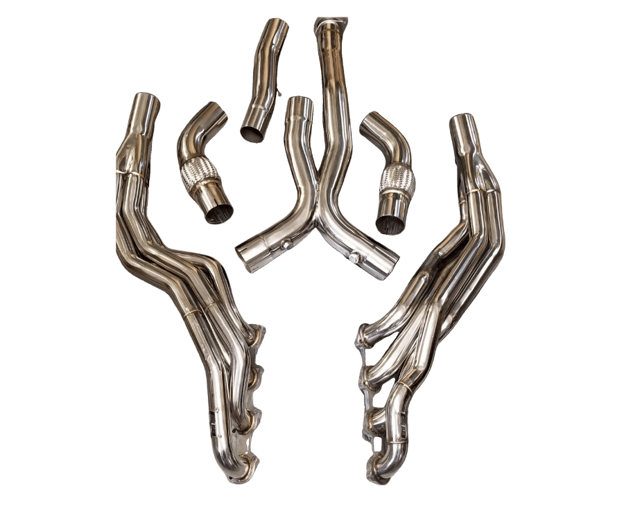 M113 long tube headers kit for Mercedes E500 and CLS500 AMG – 304 stainless high-flow exhaust system