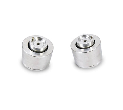 Pair of Billet Polyurethane Engine Mounts for Mercedes AMG M113 and M113K – angled side view showing full assembly